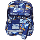 Rucsac scolar cu 2 compartimente si penar Dinozaur 45x31x14 cm